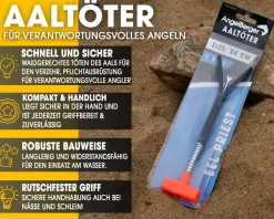 Angel Berger Aaltöter Aalgreifer Fischtöter für Aale Waidgerechter Aalstecher zum Töten vom Aal Werkzeug zum Aalfischen Eel Killer Werkzeug - Messer - Zubehör