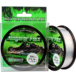 Angel Berger Alligator Flex Ghost 300m Angelschnur Monofile Schnur  Monofile Angelschnur