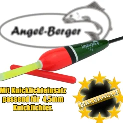 Angel Berger Balsaholz Knicklichtpose 3 Angelzubehör