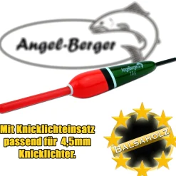 Angel Berger Balsaholz Knicklichtpose 3 Angelzubehör