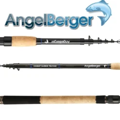 Angel Berger Combat Carbon 2,40m 20-60g Teleskoprute Angelrute Allround Rute  Teleskopruten