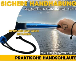 Angel Berger Deluxe Aluminium Fischtöter mit Handschlaufe Fischbetäuber Totschläger Friedfischangeln