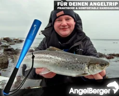 Angel Berger Deluxe Aluminium Fischtöter mit Handschlaufe Fischbetäuber Totschläger Friedfischangeln