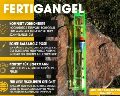 Angel Berger Fertigangel 1,0g Angelset Posenmontage Stippangel Handangel Fertigmontage Friedfisch Angeln Friedfischangeln