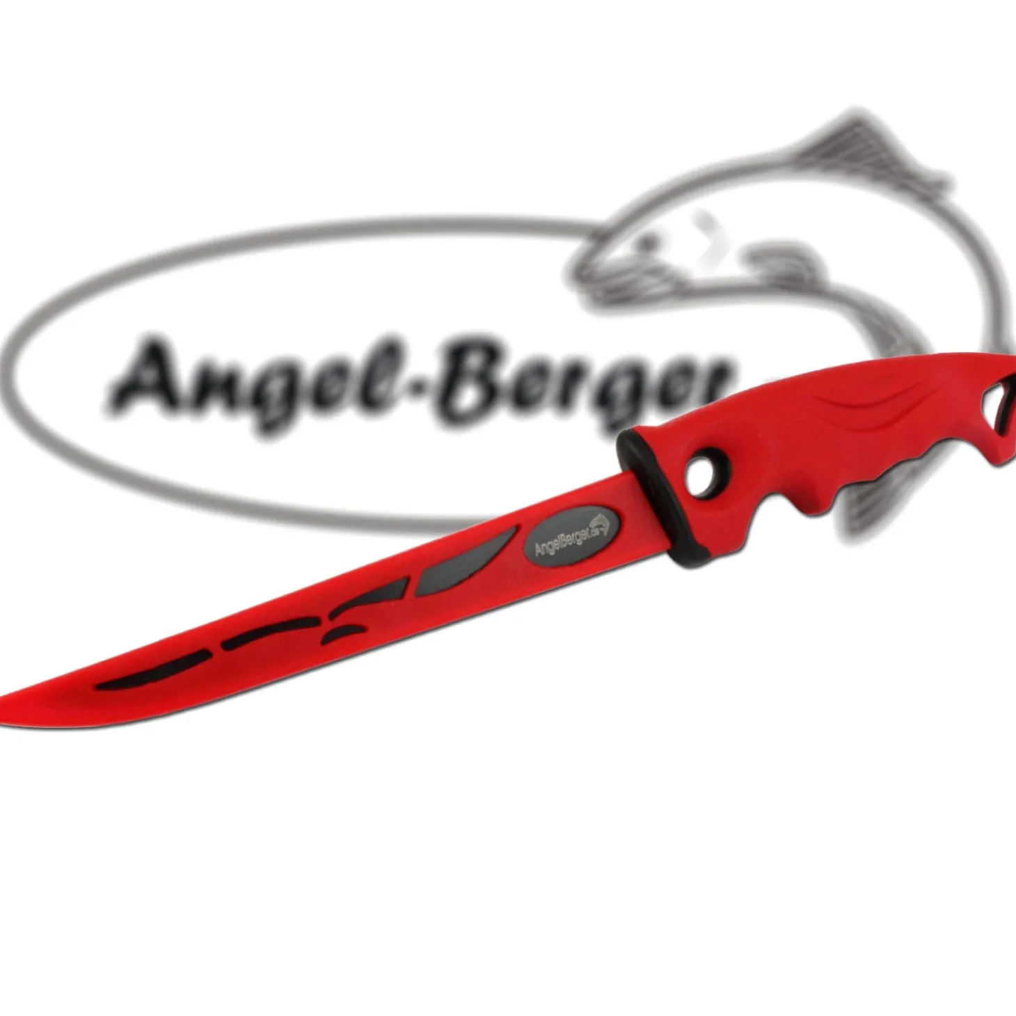 Angel Berger Filetiermesser sehr scharf Angelmesser Fischmesser beschichtet Meeresangeln