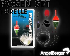 Angel Berger Forellen Posen Set Posenmontage Ready2Fish Angelset Forelle Angelsets