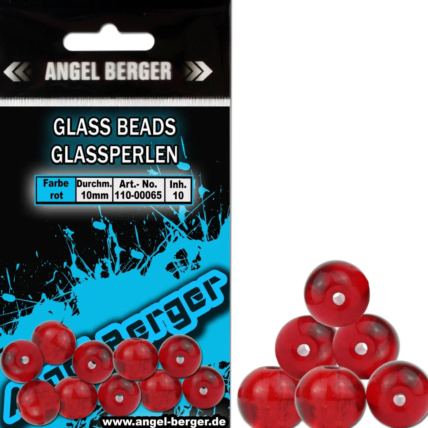 Angel Berger Glass Beads Glasperlen Perlen Angelzubehör