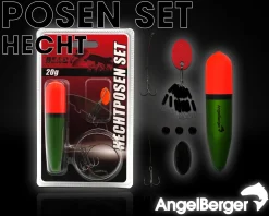 Angel Berger Hecht Posen Set 15g Köderfischmontage Ready2Fish Angelset Hecht Angelsets