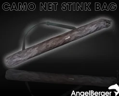 Angel Berger Keschertasche Camo Net Bag Stink Bag Tasche für Angelkescher Fishing Bag Angelzubehör