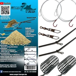 Angel Berger Magic Feederset mit Zubehör Angelfutter