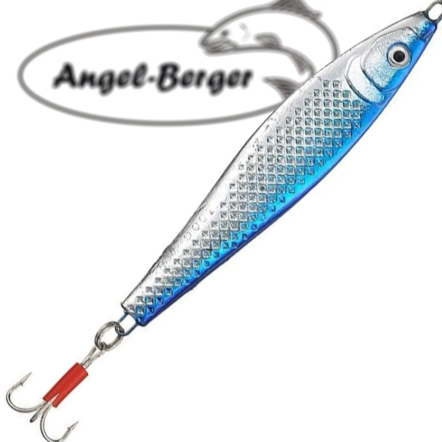 Angel Berger Pilker blau silber Meeresköder Norwegen Dorschangeln Pilk Ostsee Angelköder