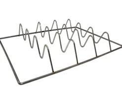 Angel Berger Premium Räucherrost Fischkörbchen 34 x 25cm Edelstahl Räuchern