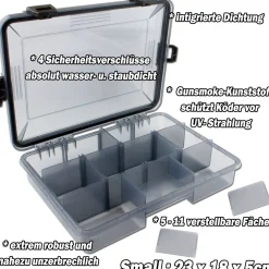 Angel Berger Pro Tackle Box Small  Kunstköderbox Köderbox wasserdicht Zubehörbox Angelzubehör