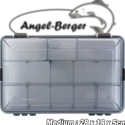Angel Berger Pro Tackle Box Medium Kunstköderbox Köderbox wasserdicht Zubehörbox Angelzubehör