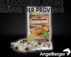 Angel Berger Räucherlauge Kräuter der Provence 600g Räucherlake Fisch Räuchern Räuchergewürz Smoker Fischgewürz Räuchermehl & Gewürze
