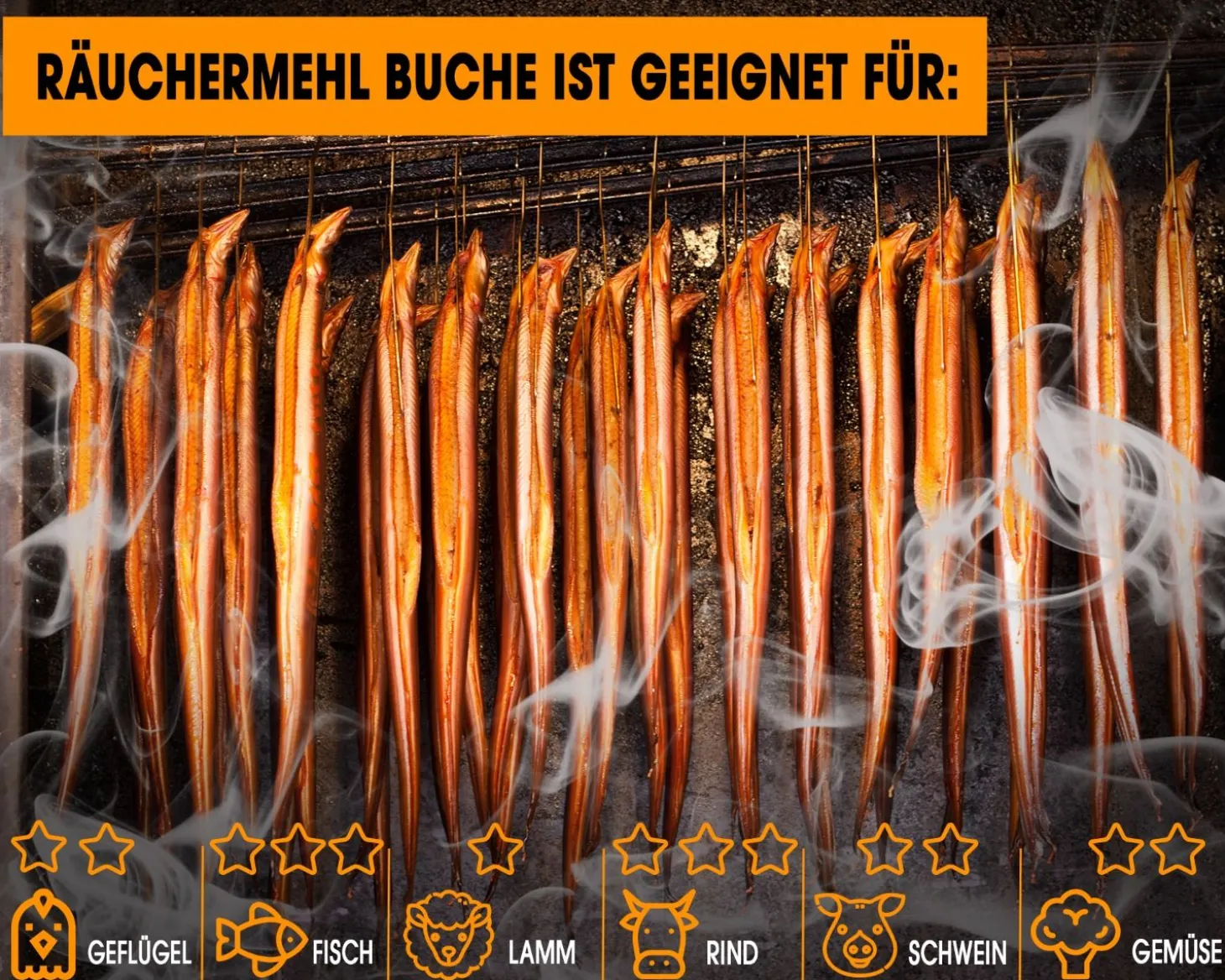 Angel Berger Räuchermehl Buche Deluxe 500g Räucherspäne Räuchern