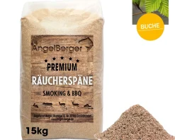 Angel Berger Räuchermehl Buche Deluxe 15Kg räucherspäne Räuchern