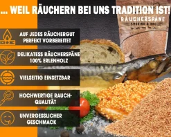 Angel Berger Räuchermehl Buche Deluxe 15Kg räucherspäne Räuchern
