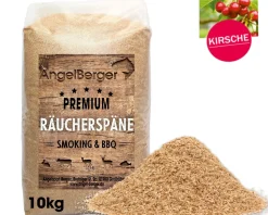 Angel Berger Räuchermehl Kirsche 10kg Räucherspäne Cherry Räuchern