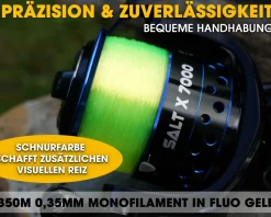 Angel Berger Salt X 7000 Meeresrolle Brandungsrolle Pilkrolle Hochseerolle Angelrolle Dorschangeln Bootsrolle Pilkangeln Norwegen Ostsee Nordsee Stationärrollen