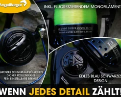 Angel Berger Salt X 7000 Meeresrolle Brandungsrolle Pilkrolle Hochseerolle Angelrolle Dorschangeln Bootsrolle Pilkangeln Norwegen Ostsee Nordsee Stationärrollen
