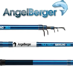 Angel Berger Sbiro Trout 3,50m 5-25g Sbirolinorute Forellenrute Sbirulino  Angelruten