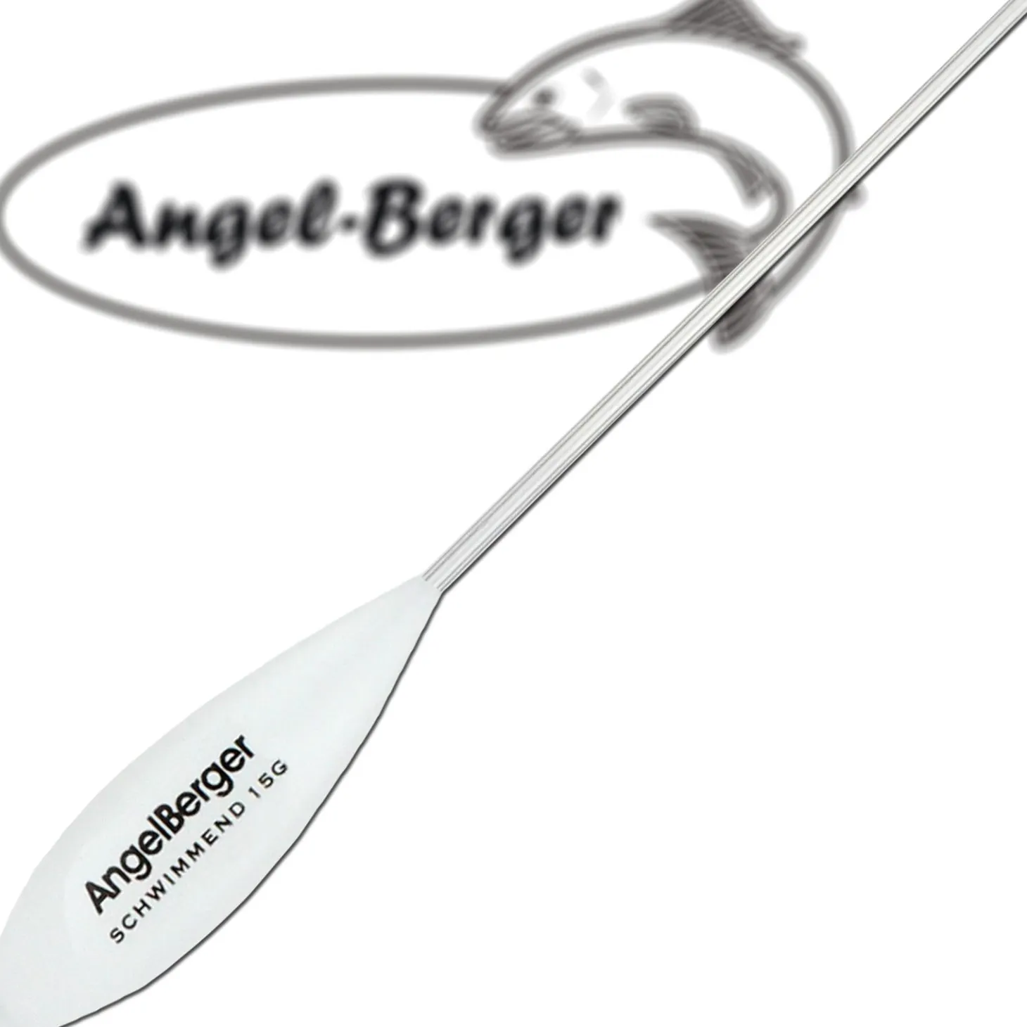 Angel Berger Sbirolino schwimmend Weitwurfpose Forellenpose Sbirulino Zielfische