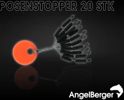Angel Berger Schnurstopper extra strong M Silikon Stopper Posenstopper Angelzubehör