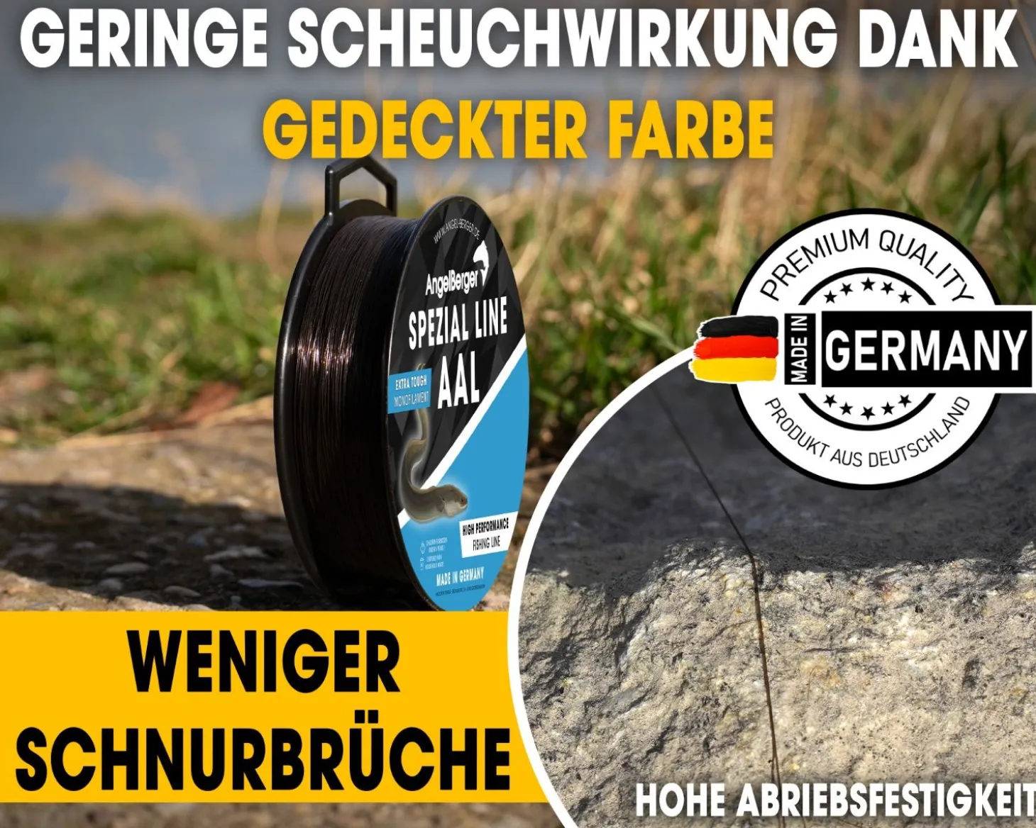Angel Berger Spezial Line Aal Monofile Angelschnur Angelschnur