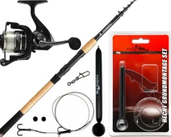 Angel Berger Tele Angelset Hecht Grundmontage Rute Rolle Angelzubehör Köderfischmontage Ready2Fish Fishing Set Dead Bait Grundangel Angelset Köderfischangeln Angelsets