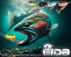 Angel Berger Tele Angelset Forelle mit Tasche und Zubehör Trout Fishing Set Angelrute Angelrolle Forellenköder Angelsets
