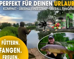 Angel Berger Tele Karpfenset Angelset Karpfen Carp Set Karpfenrute Karpfenrolle und Karpfenzubehör Karpfenangeln Angelsets