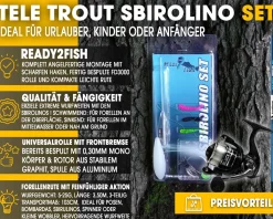 Angel Berger Tele Trout Sbiro Angelset Sbirulinoset Forellenset Angelcombo Forellenangeln Sbirofischen Rute Rolle Angelzubehör Angelsets