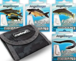 Angel Berger Vorfach Hakensortiment mit Tasche Friedfischangeln