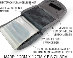 Angel Berger Vorfachtasche Hakentasche Tasche Raubfischangeln