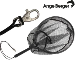 Angel Berger Watkescher gummiert Forellenkescher Fliegekescher  Fliegenfischen