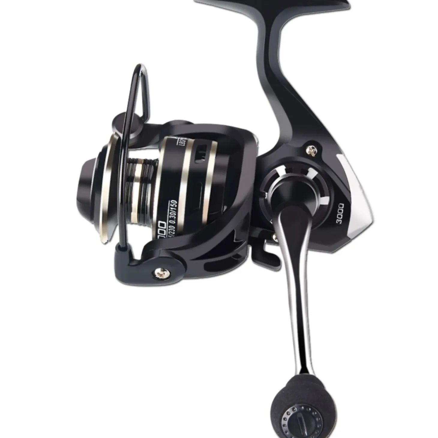 Angel-Berger Black Fighter FD 4000 Angelrolle Frontbremsrolle Spinnrolle Spinnrollen