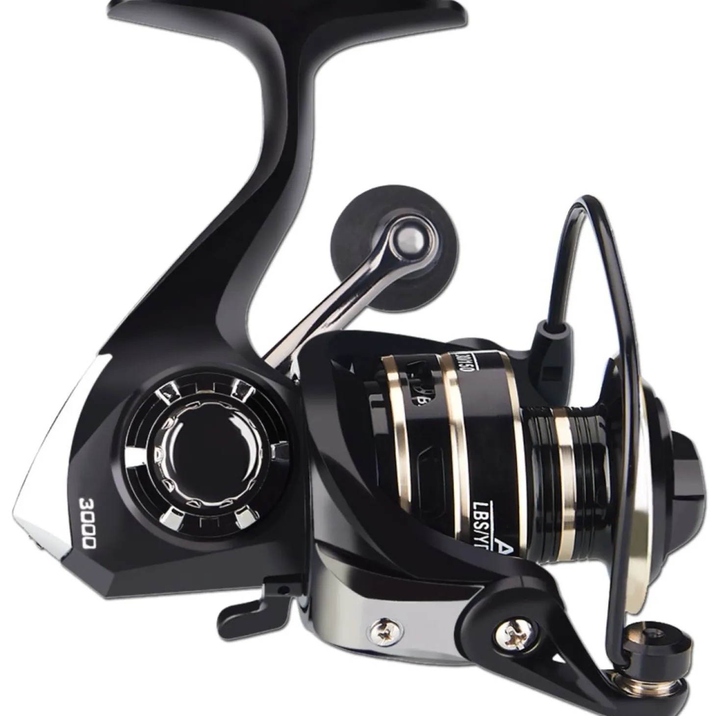 Angel-Berger Black Fighter FD 4000 Angelrolle Frontbremsrolle Spinnrolle Spinnrollen