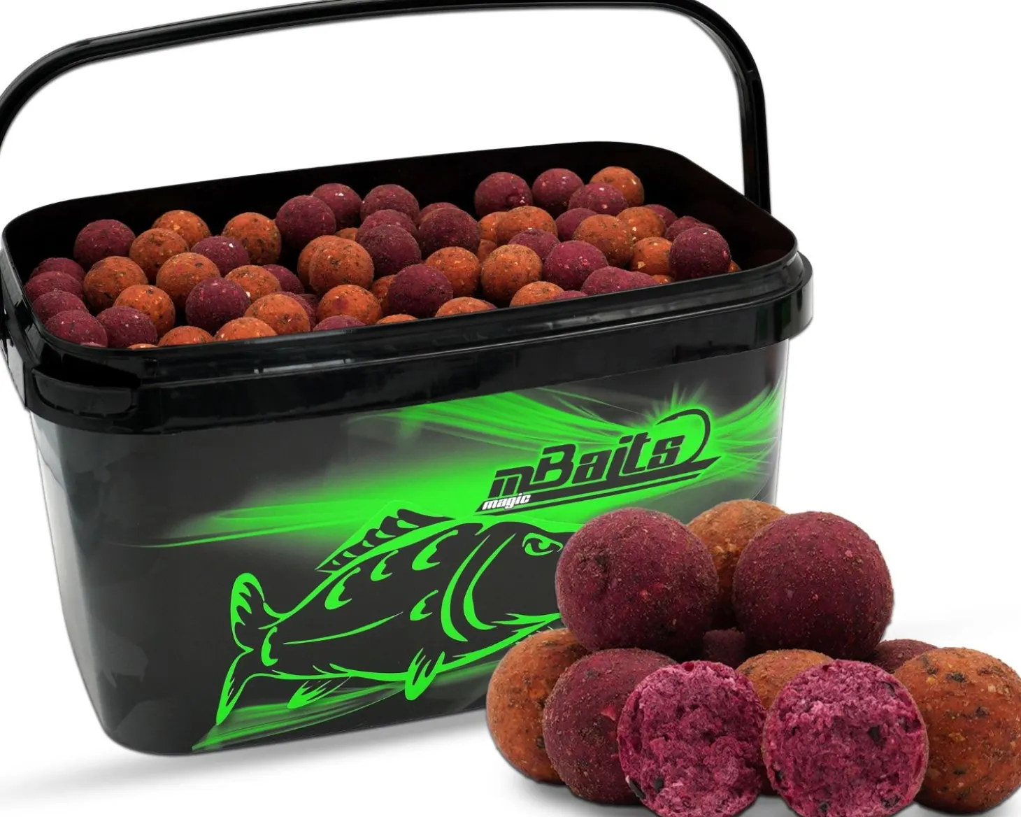Magic Baits 4 Kg Premium Boilies mit Eimer Carp Baits with Bucket Futterboilies Karpfenboilies Feeder Boilie Boilieset Karpfenköder Carp Baits Angelköder Karpfenangeln Futtermittel