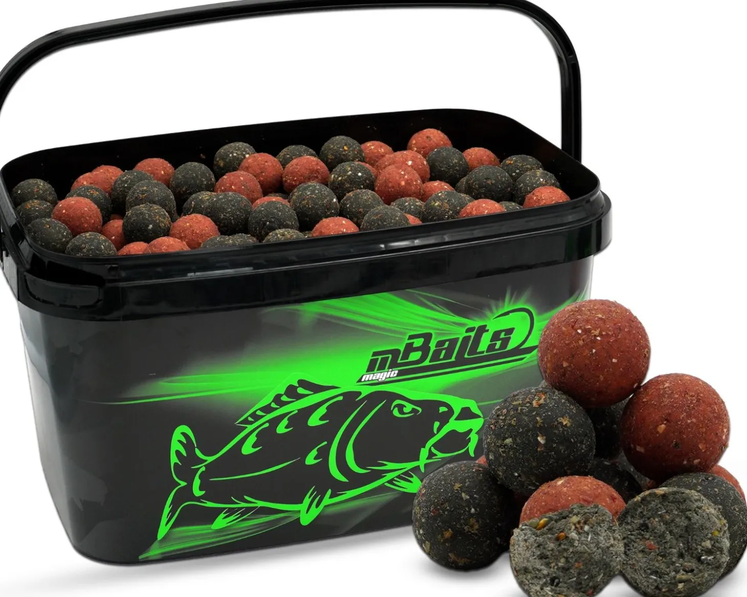 Magic Baits 4 Kg Premium Boilies mit Eimer Carp Baits with Bucket Futterboilies Karpfenboilies Feeder Boilie Boilieset Karpfenköder Carp Baits Angelköder Karpfenangeln Futtermittel