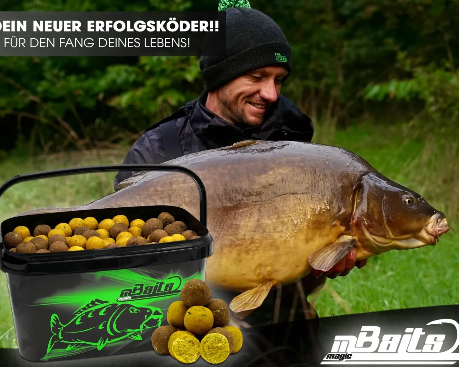 Magic Baits 4 Kg Premium Boilies mit Eimer Carp Baits with Bucket Futterboilies Karpfenboilies Feeder Boilie Boilieset Karpfenköder Carp Baits Angelköder Karpfenangeln Futtermittel
