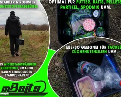 Magic Baits Angeleimer 10l Boilie Bait Bucket Eimer Futtereimer Karpfenangeln Zielfische