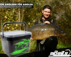 Magic Baits Angeleimer 10l Boilie Bait Bucket Eimer Futtereimer Karpfenangeln Zielfische