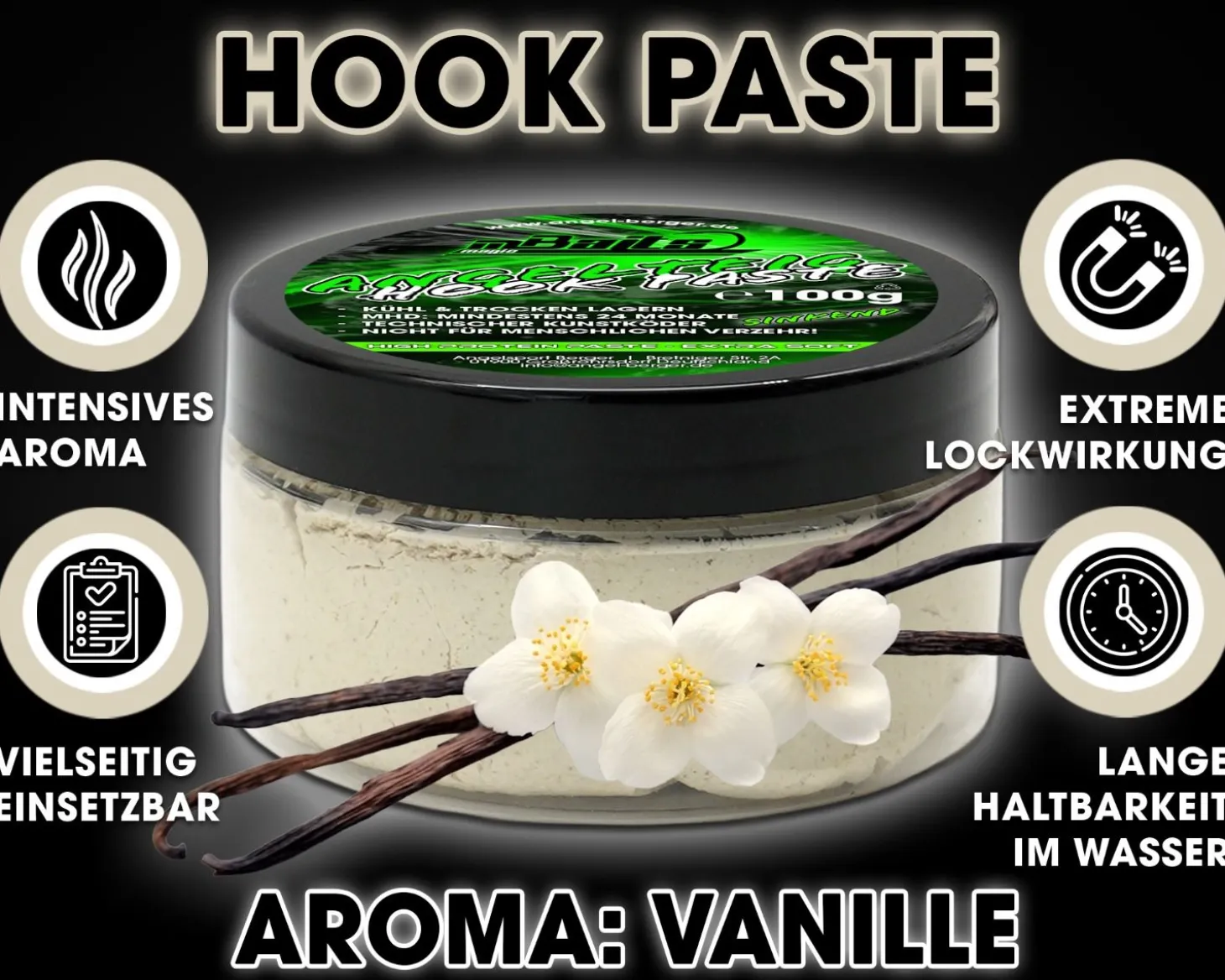 Magic Baits Angelteig Hook Paste sinkend Angelköder Karpfenteig Angelteig