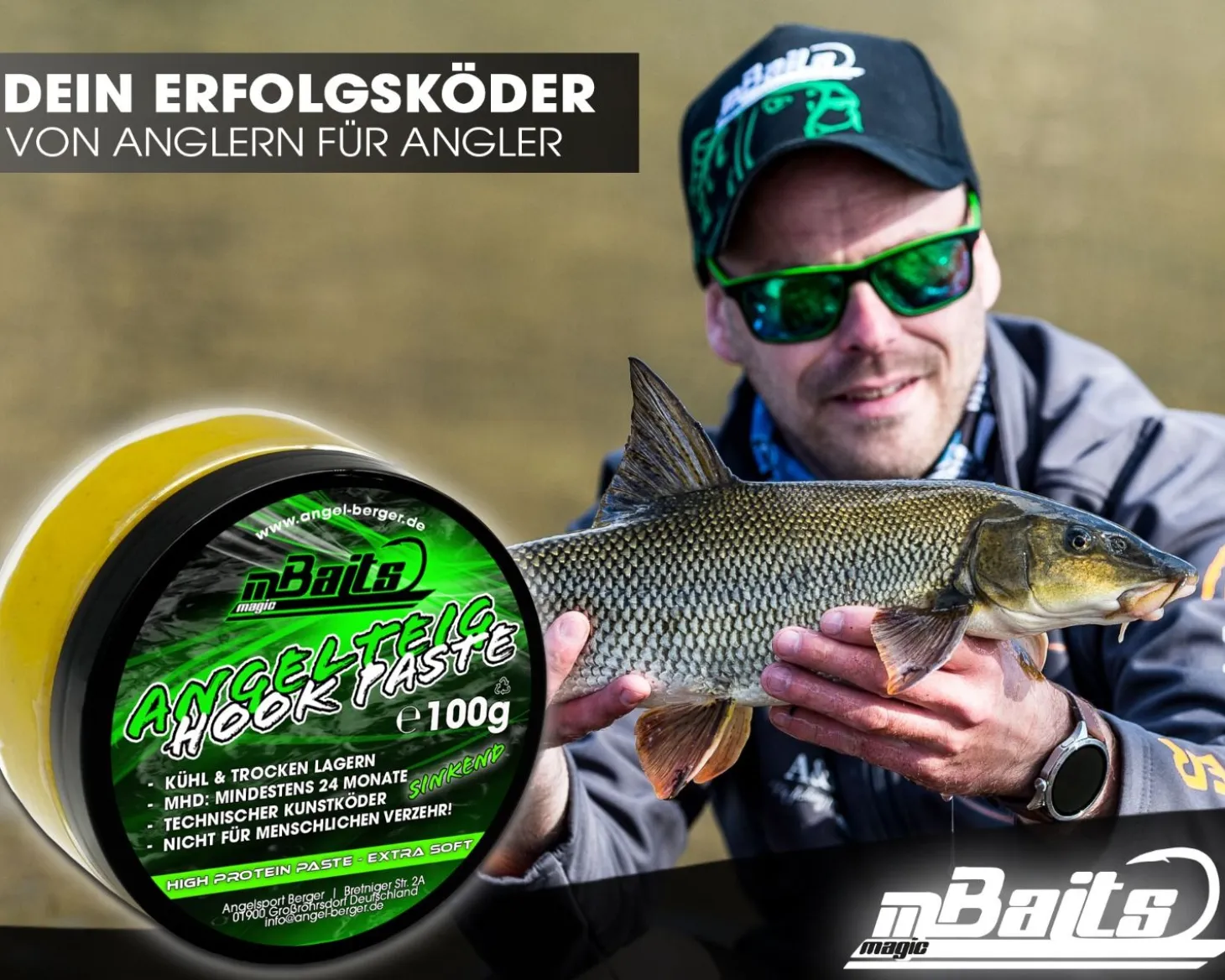 Magic Baits Angelteig Hook Paste sinkend Angelköder Karpfenteig Angelteig