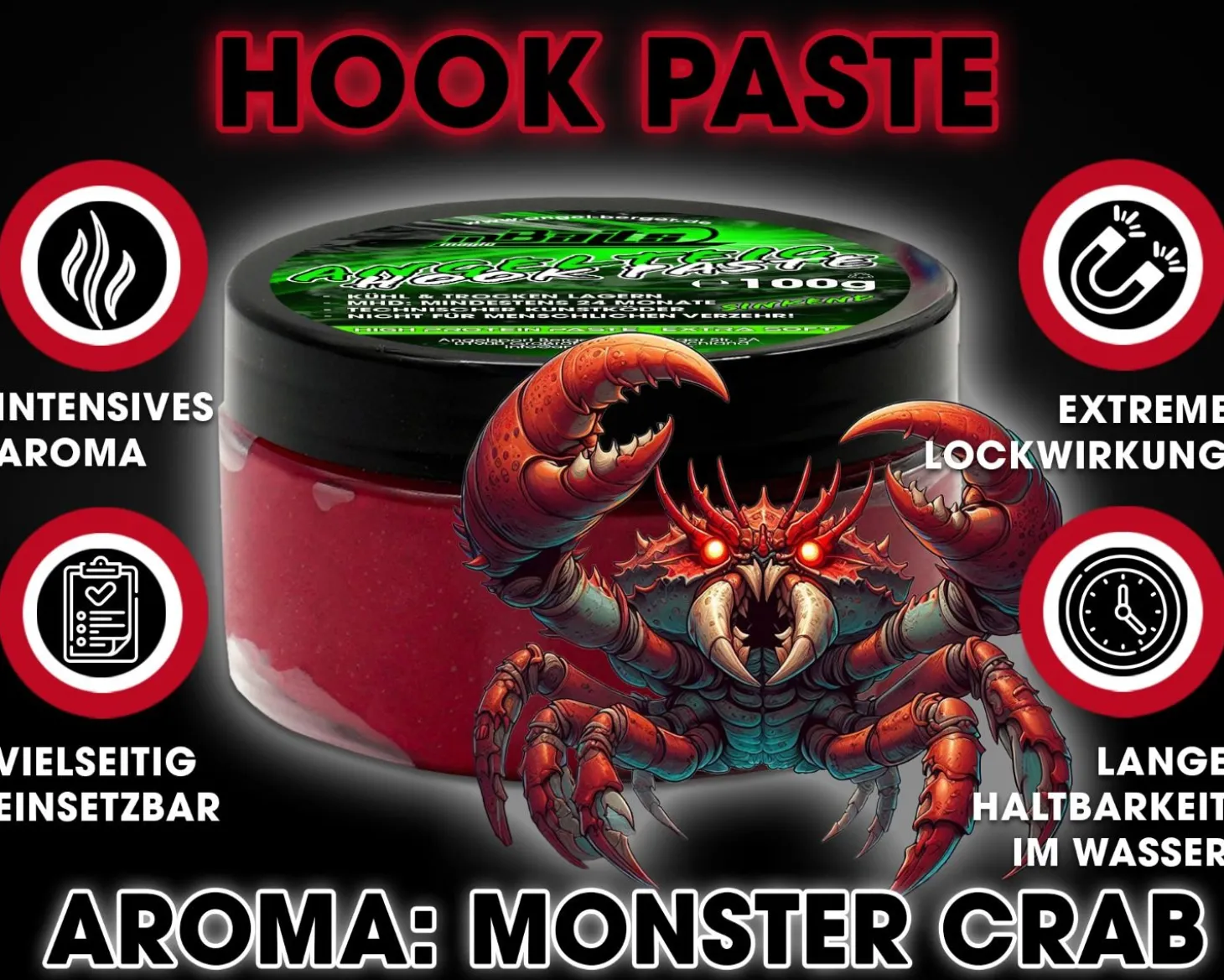 Magic Baits Angelteig Hook Paste sinkend Angelköder Karpfenteig Angelteig