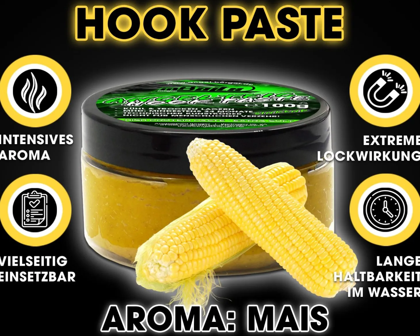 Magic Baits Angelteig Hook Paste sinkend Angelköder Karpfenteig Angelteig