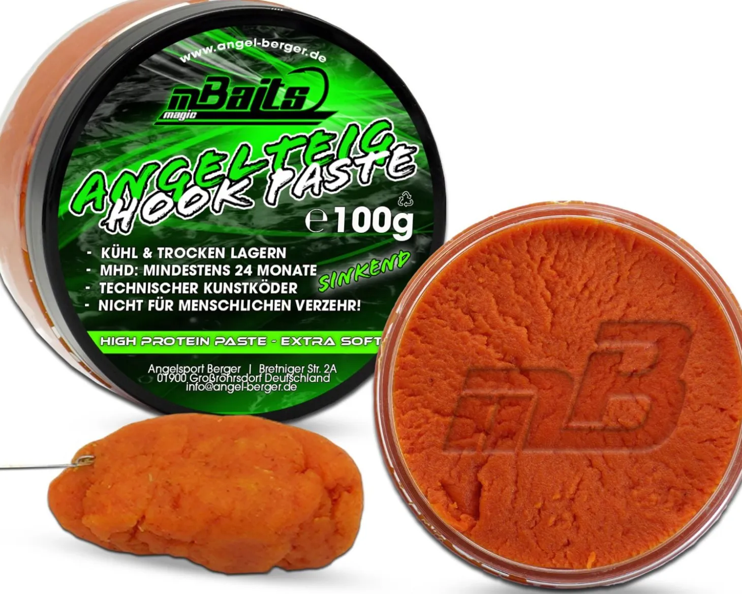 Magic Baits Angelteig Hook Paste sinkend Angelköder Karpfenteig Angelteig