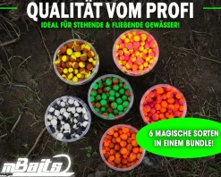 Magic Baits Bait Bundle Mini Boilies All in One Köderset Feederboilies Sparpack Miniboilies Futtermittel