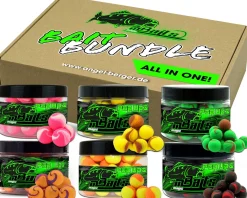Magic Baits Bait Bundle Premium Two Tone Pop Ups All in One Köderset Pop Up Boilies Sparpack Carp Hookbaits floating Vorteilspack Boilies schwimmend Futtermittel